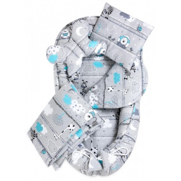 5 delni komplet Jukki Comfort Zebre